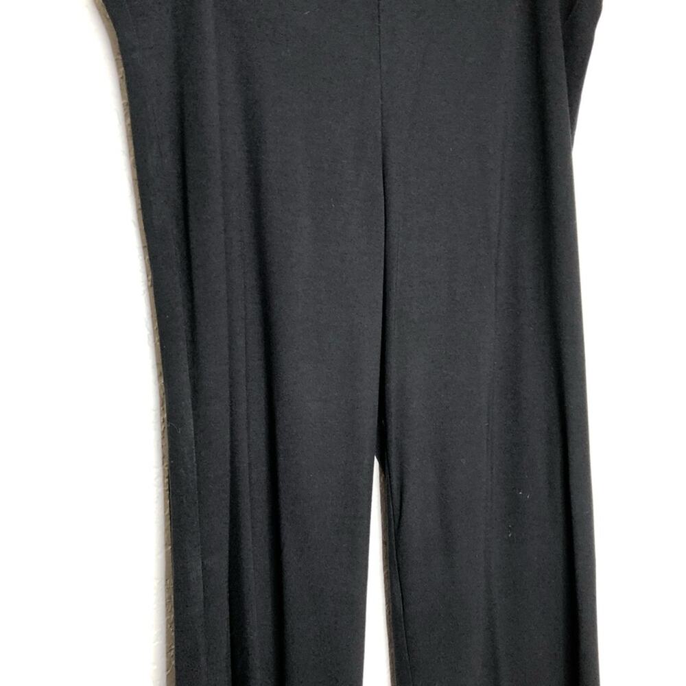 Eileen Fisher black pull on knit pants size Extra Large XL - Picture 3 of 13